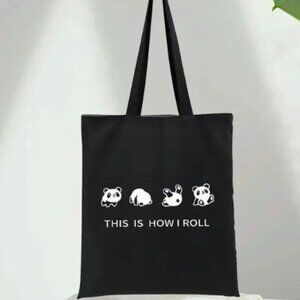 Panda Canvas Bag